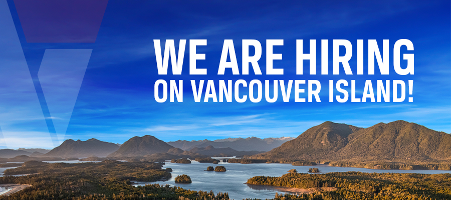 Velocity Truck Centres team at a hiring event in Victoria, BC